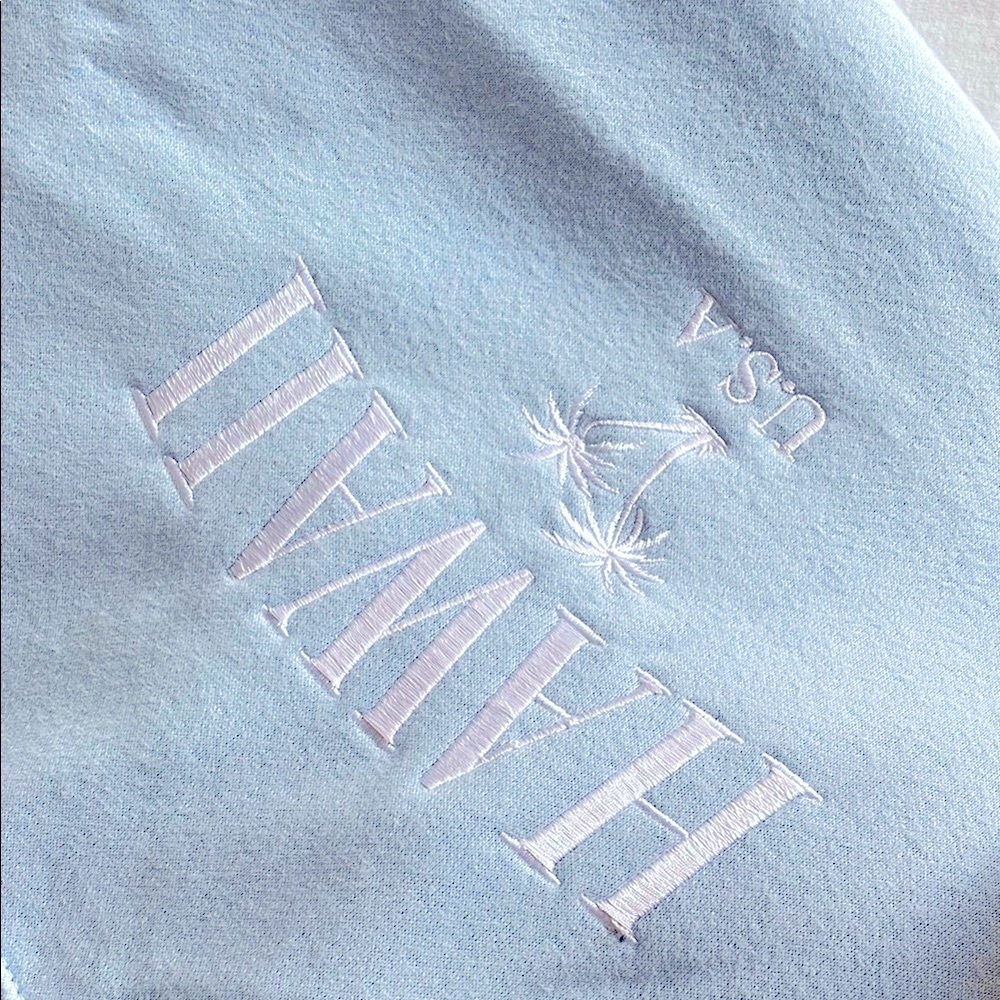 Light Blue Hawaii Sweatshirt